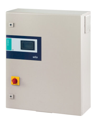 Akcesoria CC-H-2x12,0A-T4-DOL-FC-BM-WP-PKG w pełni automatyczne urządzenie sterujące do montażu naściennego do eksploatacji pompy.