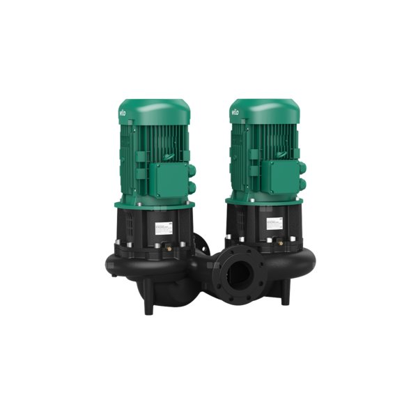 Pompa obiegowa WILO CronoTwin-DL 200/240-15/4-IE3 typu in-line z silnikiem znormalizowanym 50 Hz, moc silnika 15kW 29.8 A 1450 obr/min, wlot Kołnierz DN 200