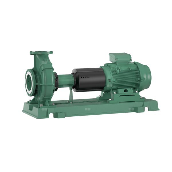 Pompa obiegowa Wilo-Atmos GIGA-N 150/400-45/4 normowa, jednostopniowa niskociśnieniowa pompa wirowa o konstrukcji blokowej, ze sprzęgłem, ochroną sprzęgła, silnikiem i płytą podstawy. Przeznaczona do pracy ciągłej, gwarantuje długą żywotność.