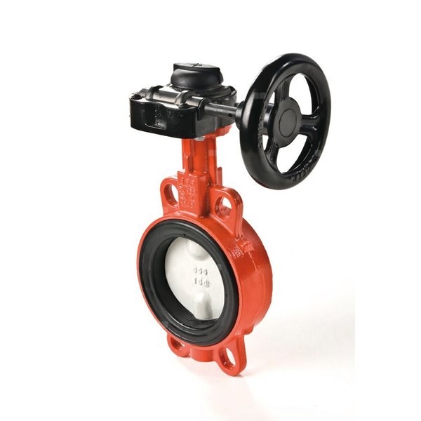 Przepustnica z przekładnią ślimakową PN 10 DN 125